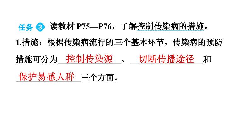 人教版生物八年级下册 第八单元第一章 第一节传染病及其预防课件第8页