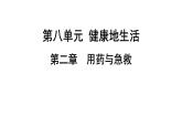 人教版生物八年级下册 第八单元第二章用药与急救课件