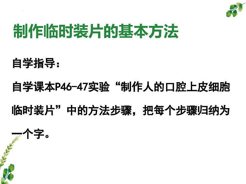 2.1.3动物细胞课件2023--2024学年人教版生物七年级上册第6页