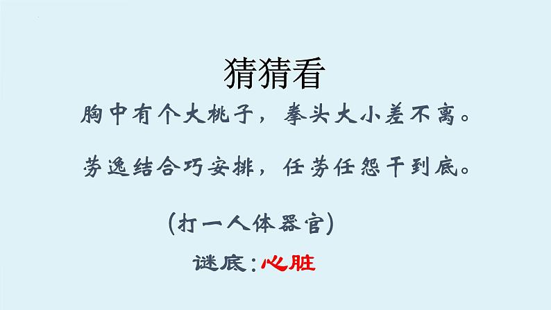 4.4.3++输送血液的泵--心脏（1）课件-2023--2024学年人教版生物七年级下册第2页