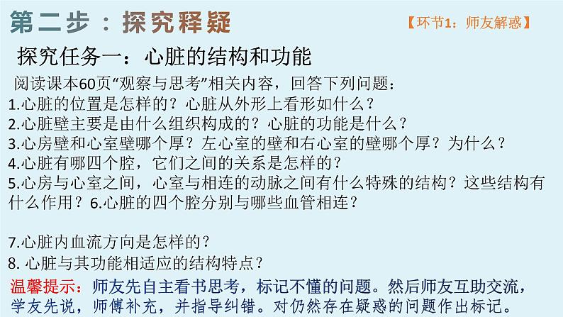 4.4.3++输送血液的泵--心脏（1）课件-2023--2024学年人教版生物七年级下册第4页