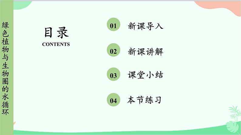 人教版生物七年级上册 第三单元第三章 绿色植物与生物圈的水循环课件第2页