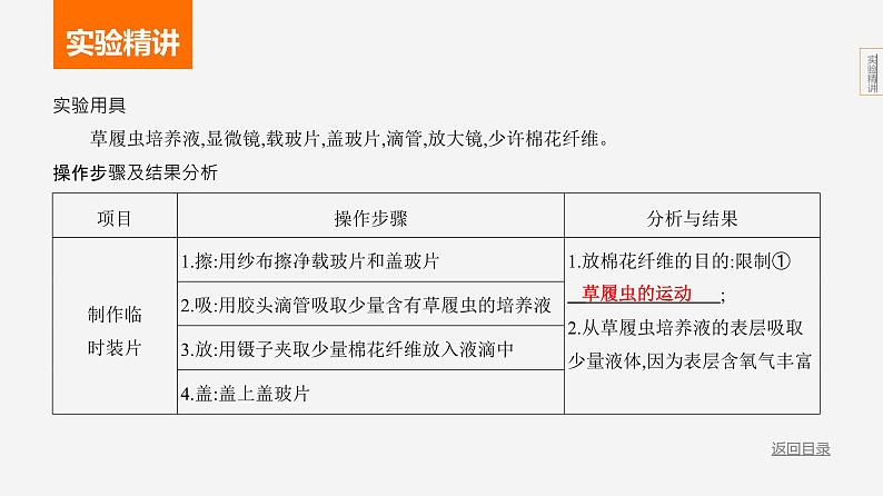 实验突破二　观察草履虫第3页