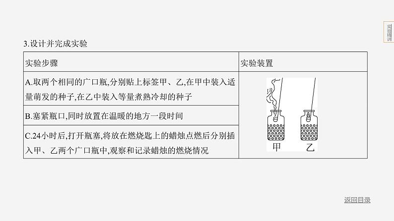 实验突破六　探究植物的呼吸作用第4页