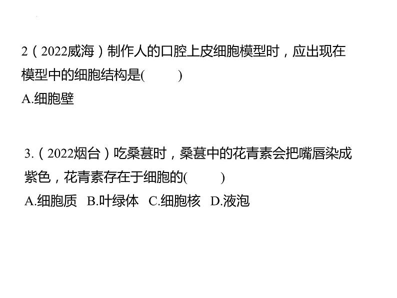 2.2细胞怎样构成生物体课件2023--2024学年人教版生物七年级上册第6页