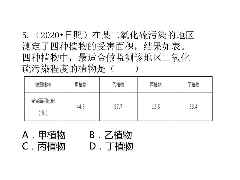 3.1生物圈中有那些绿色植物复习课件2023--2024学年人教版生物七年级上册08