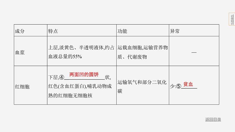 主题5 人体的生命活动--2024年中考 北京版初中生物 一轮复习课件04