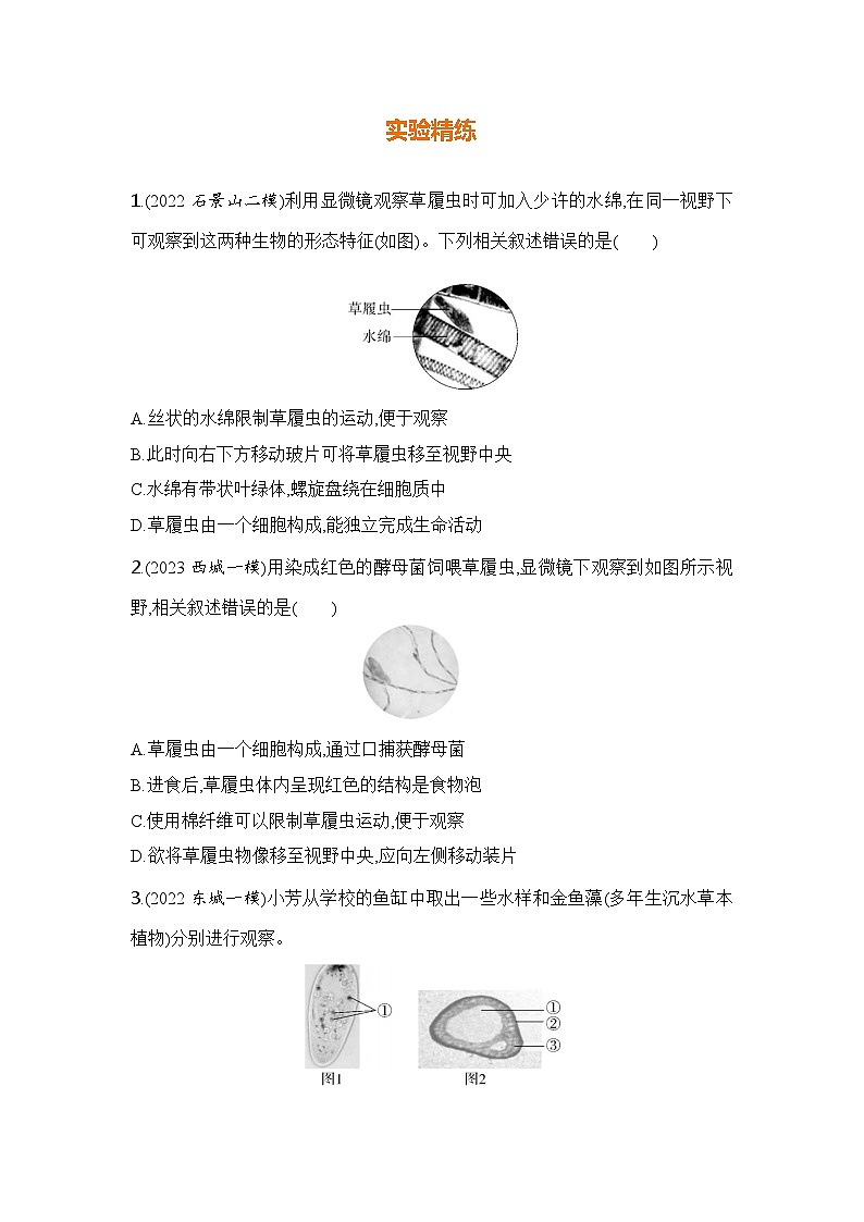 实验突破二　观察草履虫第2页