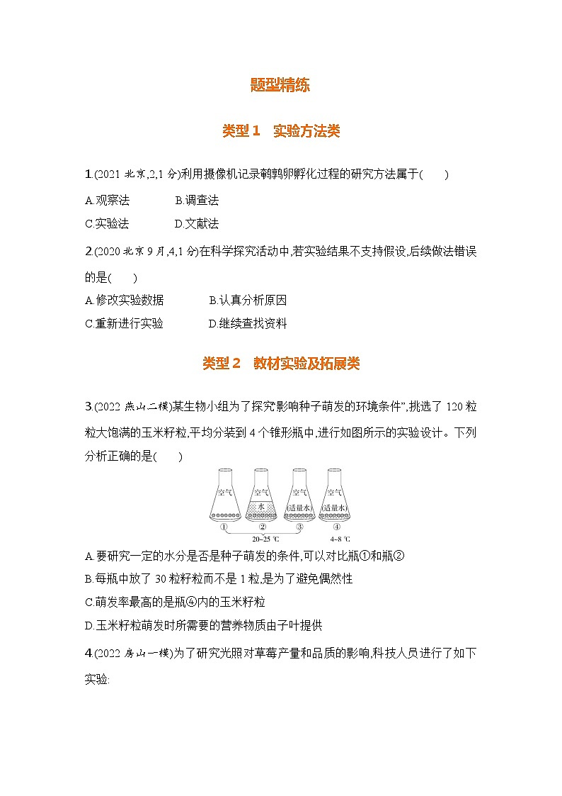 题型突破一　科学探究第2页