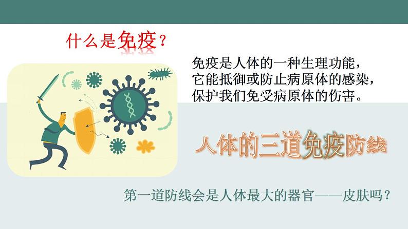 24.1++人体的免疫防线++课件-2023-2024学年苏科版生物八年级下册07