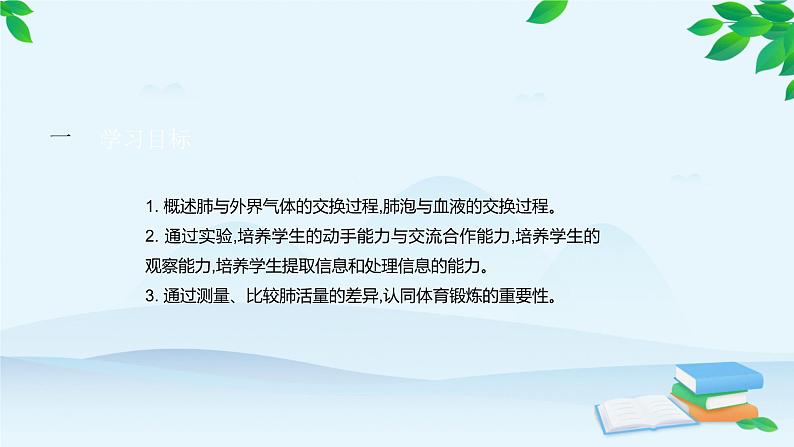 人教版生物七年级下册 第三章 第二节 发生在肺部的气体交换课件02