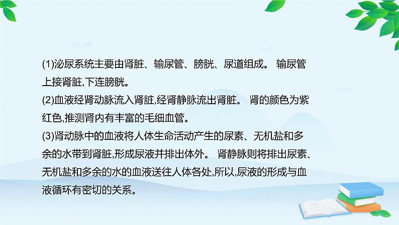 人教版生物七年级下册 第五章 人体内废物的排出课件06