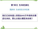 北师大版生物八年级下册 第21章 第1节  《生命的起源》课件2