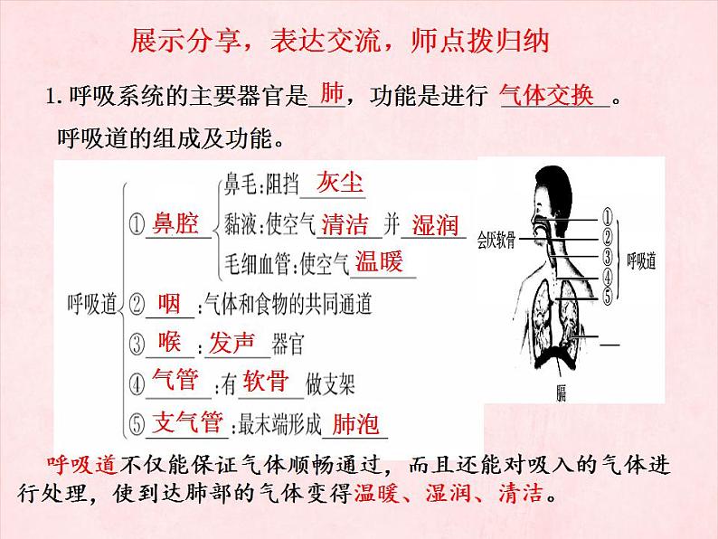 3.2人的生活需要空气复习课件-2023-2024学年济南版生物七年级下册第4页