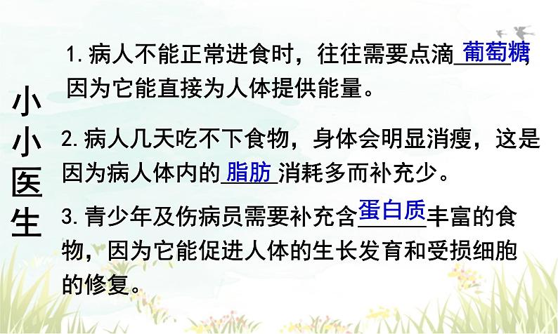 4.2.1++食物中的营养物质++课件-2023--2024学年人教版生物七年级下册第5页