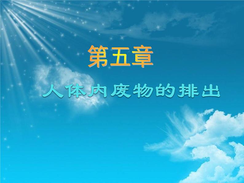 4.5人体内废物的排出课件2023-2024学年人教版生物七年级下册第1页