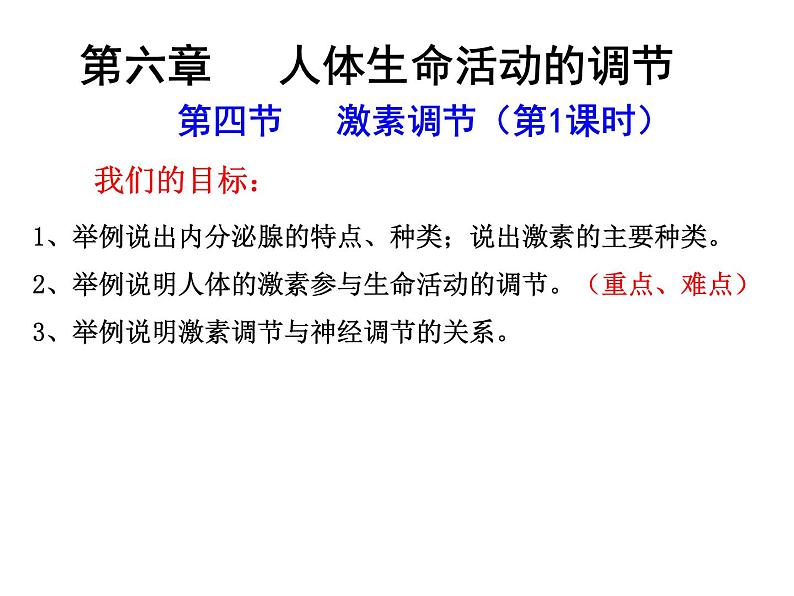 4.6.4激素调节课件2023-2024学年人教版生物七年级下册 (2)第4页