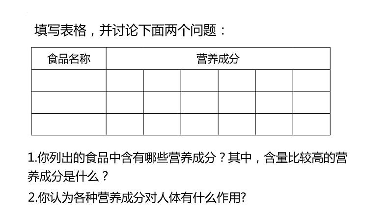 4.2.1++食物中的营养物质++课件-2023-2024学年人教版生物七年级下册第4页