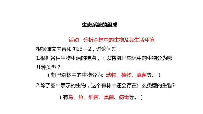 23.2+生物系统概述课件2023--2024学年北师大版生物八年级下册08