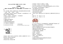 山东省宁津县时集中学2023-2024学年七年级下学期第一次月考生物试卷