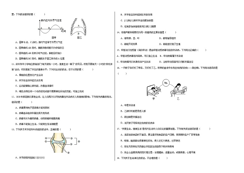 生物（全国通用）（考试版A3）第2页