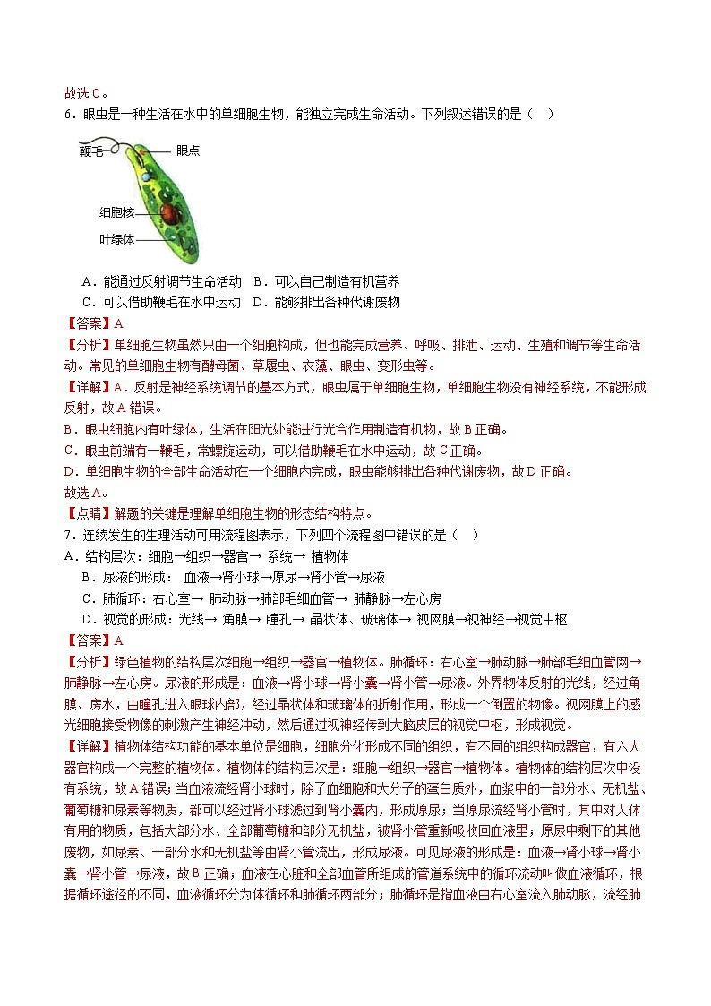 生物（甘肃卷）（全解全析）第3页