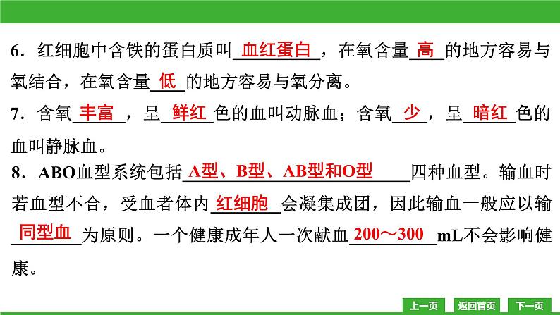 【新课标】北师大版生物七下  期末复习卷（课件）06