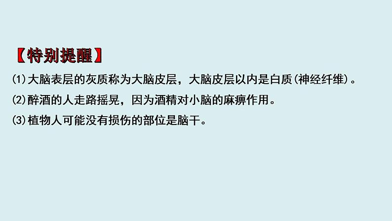 中考生物一轮复习考点通关课件专题17 人体生命活动调节（含答案）05