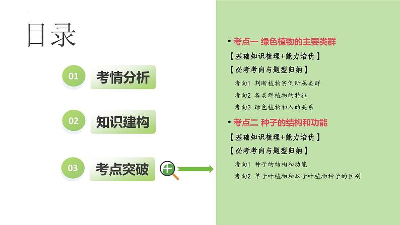 【2024年会考】初中生物一轮复习讲练测（全国通用）专题04 生物圈中有哪些绿色植物（课件）02