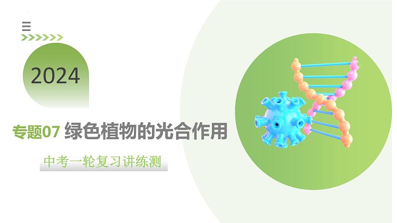 【2024年会考】初中生物一轮复习讲练测（全国通用）专题07 绿色植物的光合作用（课件）01