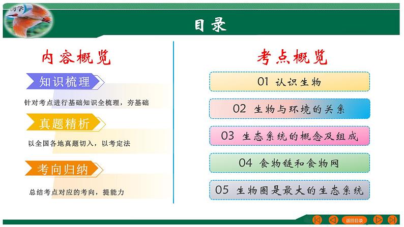 【2024年会考】初中生物 专题01 生物和生物圈-课件第2页