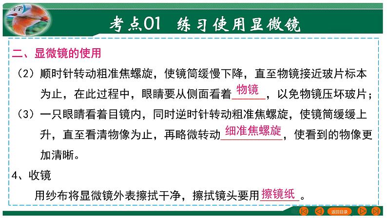 【2024年会考】初中生物 专题02 细胞是生命活动的基本单位-课件第6页