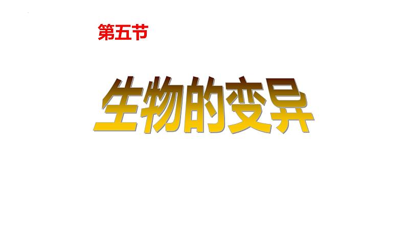 7.2.5生物的变异课件2023--2024学年人教版生物八年级下册 (4)第1页