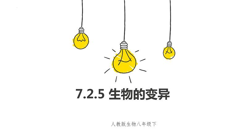 7.2.5生物的变异课件2023--2024学年人教版生物八年级下册 (3)第1页