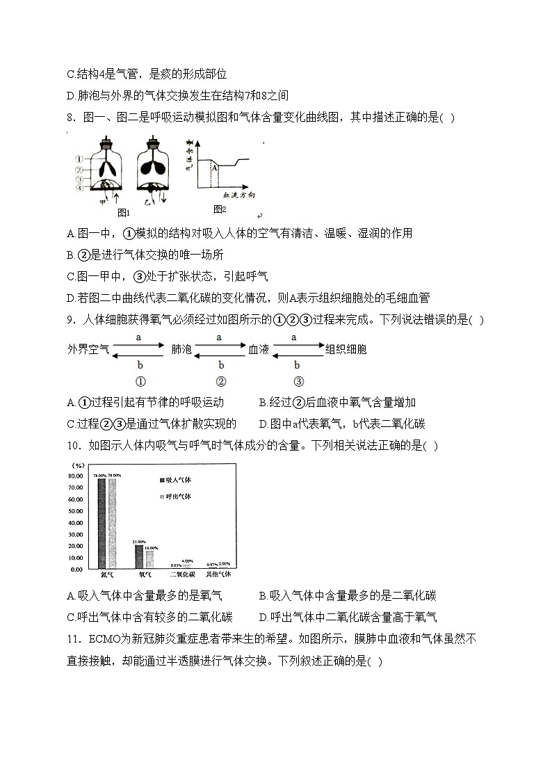 山东省济南市济阳区2022-2023学年七年级下学期期中考试生物试卷(含答案)03