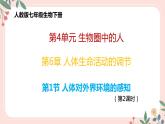 4.6.1 人体对外界信息的感知（第2课时）-七年级生物下册 教学课件+教学设计+练习（人教版）