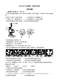 2024年山东省德州市德城区中考一模生物试题