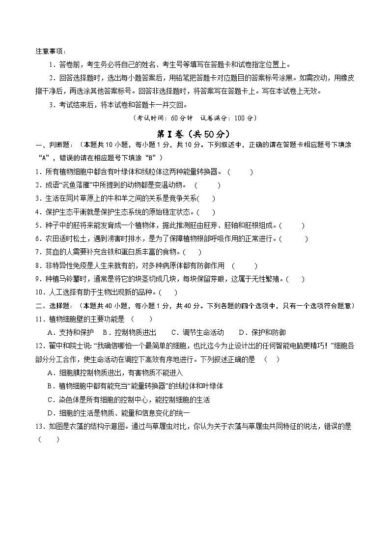 信息必刷卷01（无锡专用）（原卷版）第2页