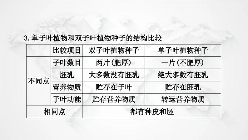 北师大版中考生物复习七年级上册第3单元第6章绿色开花植物的生活史第7章绿色植物与生物圈课件05