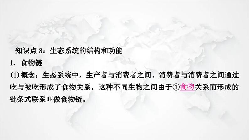 北师大版中考生物复习八年级下册第8单元生物与环境第23章生态系统及其稳定性第24章人与环境课件06