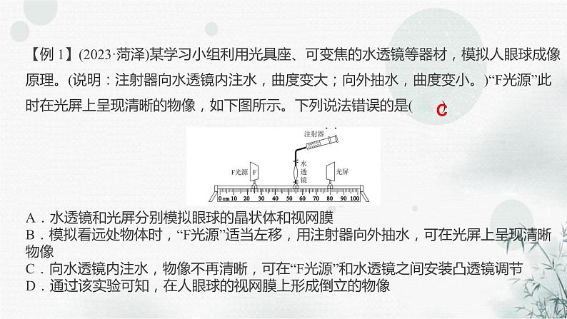 中考生物复习专题七生物学与社会跨学科实践课件08