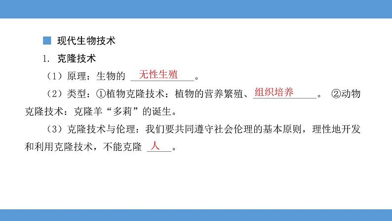 2024年河北省中考生物教材知识梳理课件——专题十五+生物技术与科学探究第4页