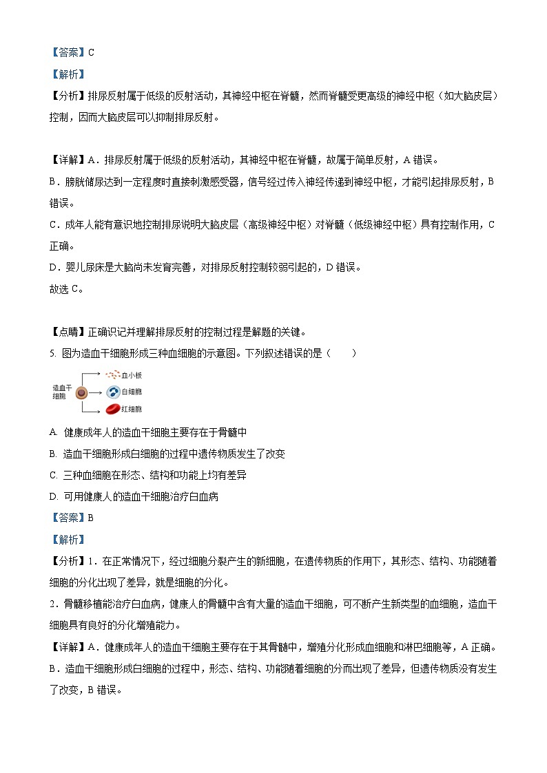 八年级结业模拟考试（解析版）第3页