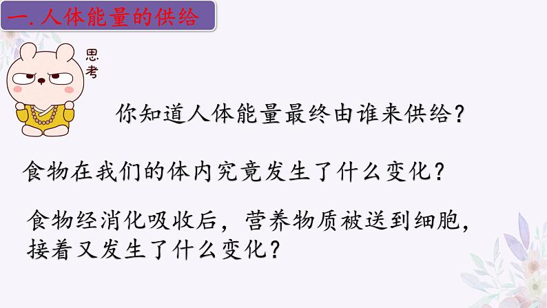 2024年七年级生物下册课件苏教版-10.5 人体能量的供给04