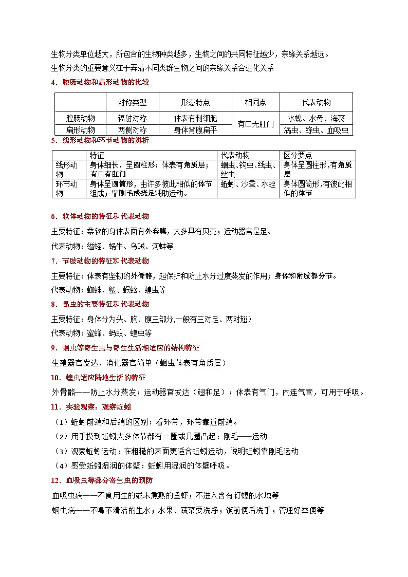 生物（三）-2024年中考考前20天终极冲刺攻略（含答案）第3页