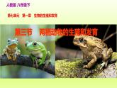 八下生物第七单元生物圈中生命的延续和发展第一章生物的生殖和发育第三节两栖动物的生殖和发育课件（人教版）