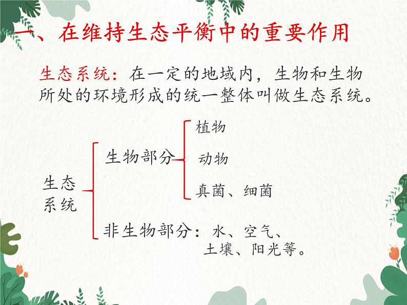 鲁科版（五四制）生物八年级上册 第七单元第三章 动物在生物圈中的作用复习课件第4页