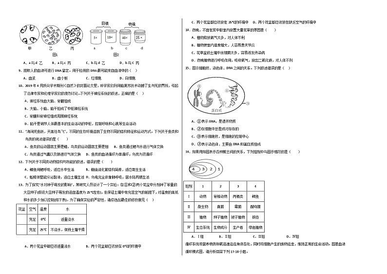 生物（广东省卷）（考试版A3）第2页