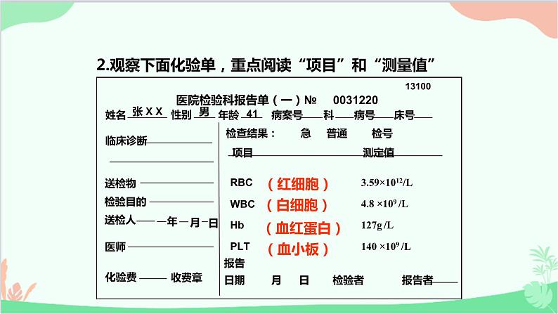 人教版生物七年级下册 第四章 第一节 流动的组织——血液课件第4页