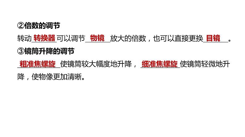 人教版中考生物教材复习课件第3讲显微镜观察细胞的结构第7页
